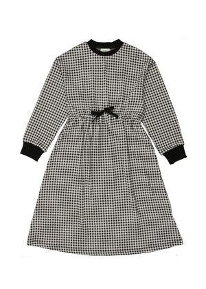 Soft Gingham Long Sleeve Dress