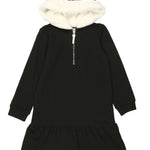 Fur Couture Hoodie Dress