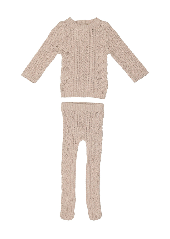 Marled Multi Knit 2Pc Set