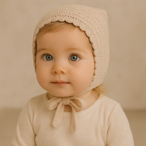Scallop Knit Bonnet