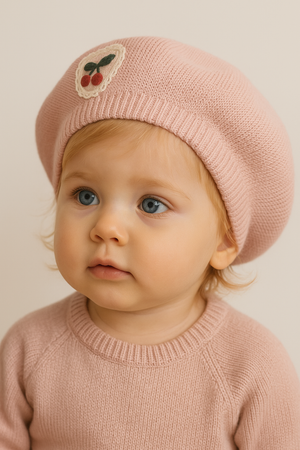 Cherry Puff Beret