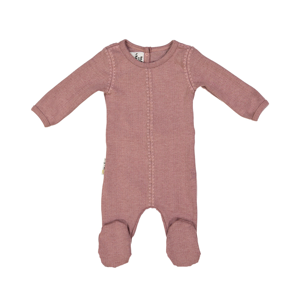 Ribbed Stitch Footie