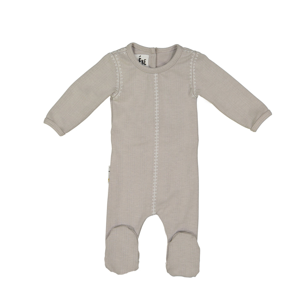 Ribbed Stitch Footie