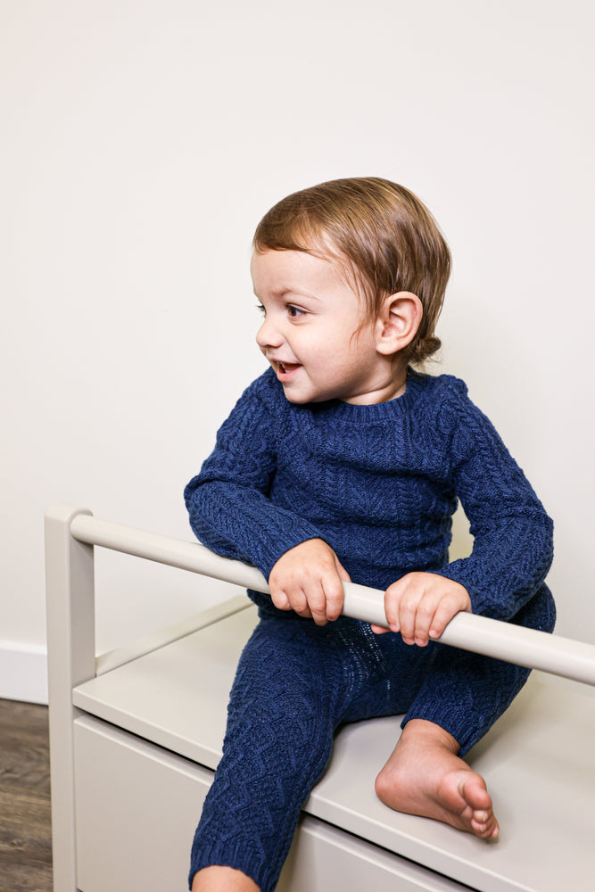 Marled Multi Knit 2Pc Set
