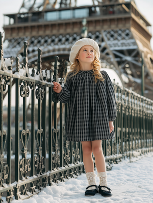 Plaid Collar Dress