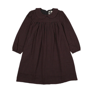 Plaid Collar Dress