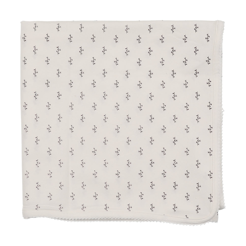 Printed Floral Blanket