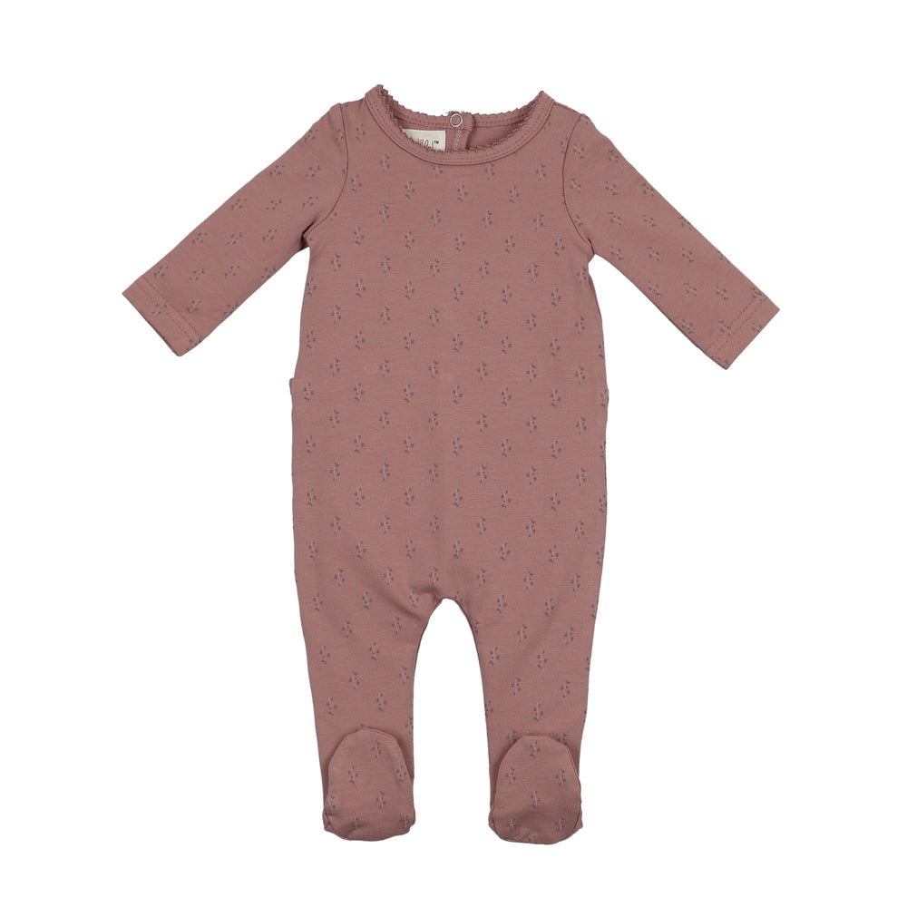 Printed Floral Footie