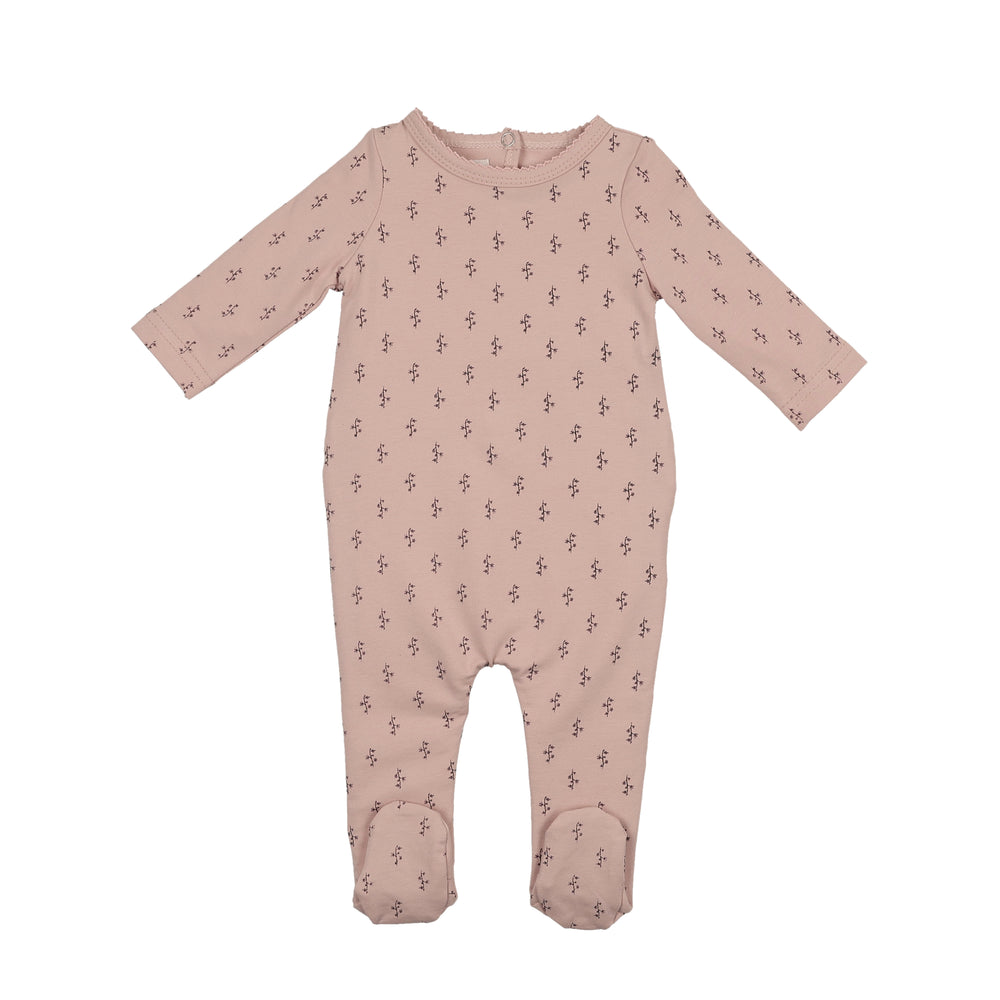 Printed Floral Footie