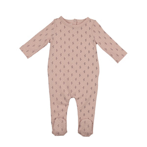 Printed Floral Footie