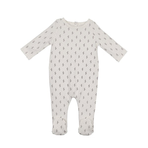 Printed Floral Footie
