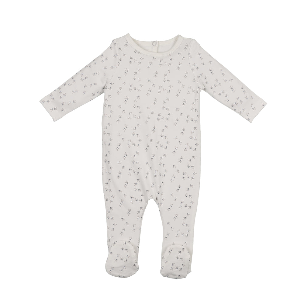 Printed Leaf Footie