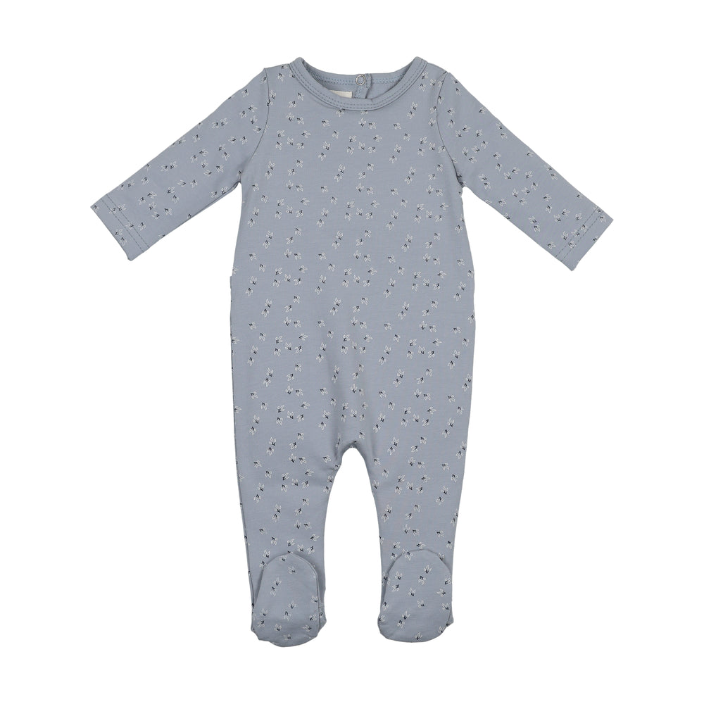 Printed Leaf Footie