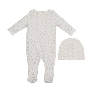Printed Leaf Footie