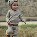 Waffle Knit Crewneck