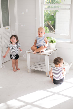 Boys Striped Top With Bloomer