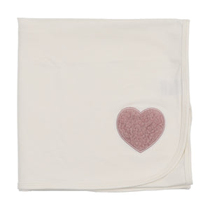 Sherpa Heart Blanket