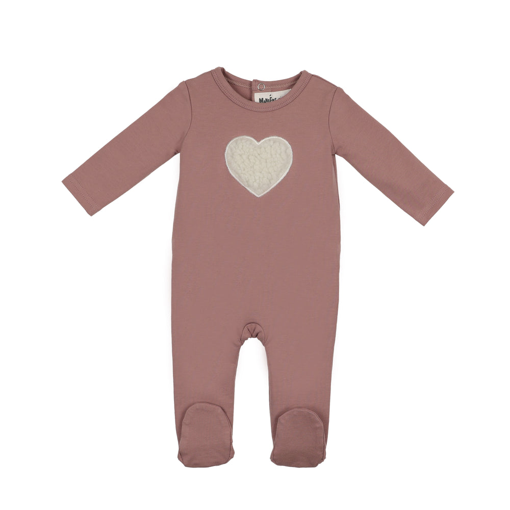 Sherpa Heart Footie