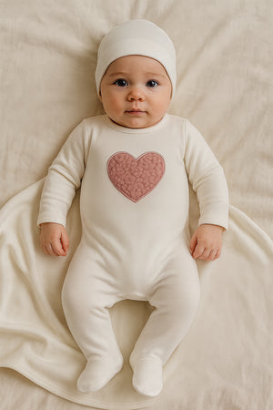 Sherpa Heart Footie