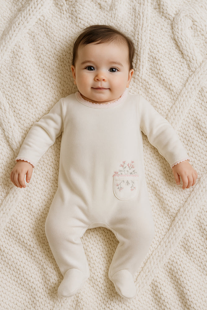 Velour Pocket Footie