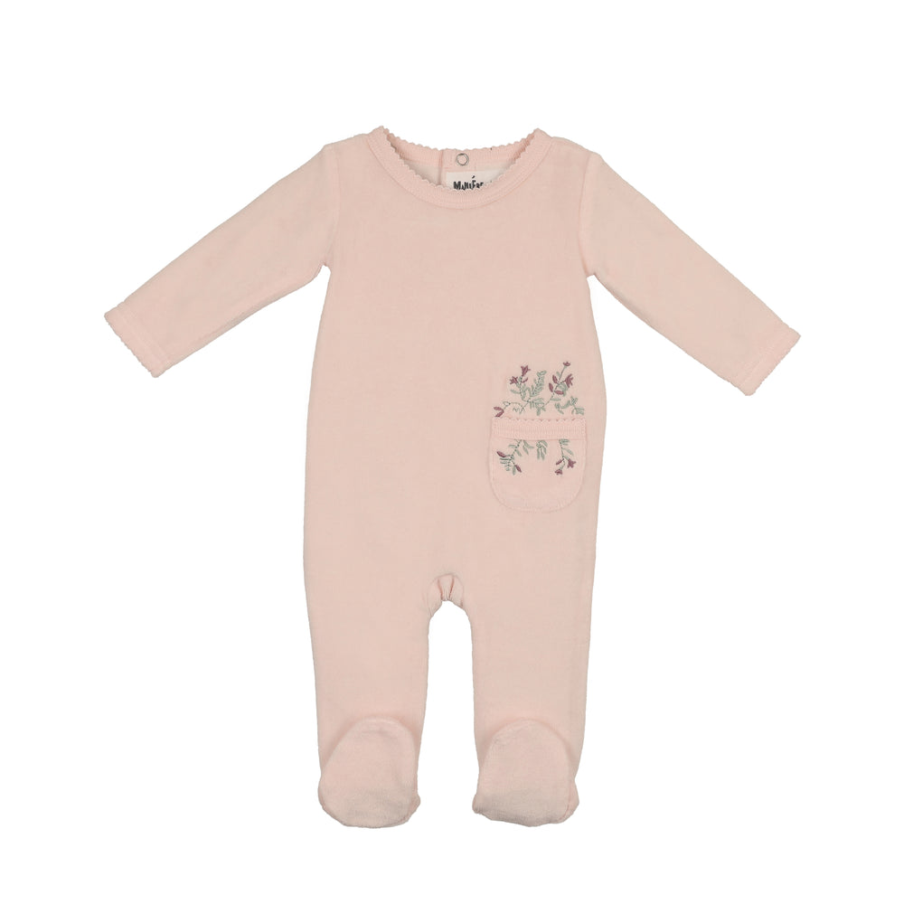 Velour Pocket Footie
