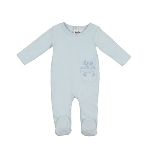 Velour Pocket Footie