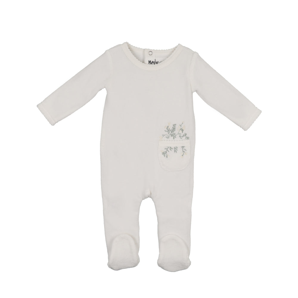 Velour Pocket Footie