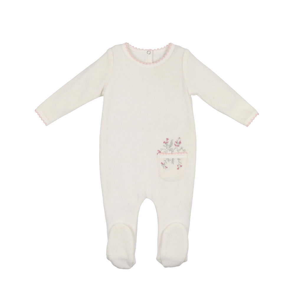 Velour Pocket Footie