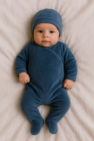 Velour Wrap Footie