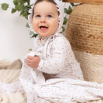 Berry Floral Footie