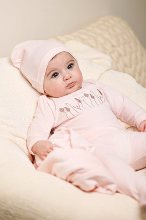 Winter Garden Embroidery Beanie