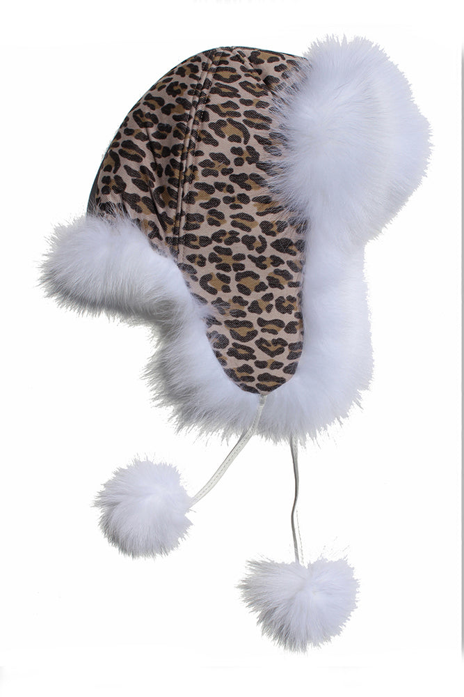 Children's Fox Fur Trapper Hat