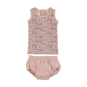 Elegant Floral Bloomer Set