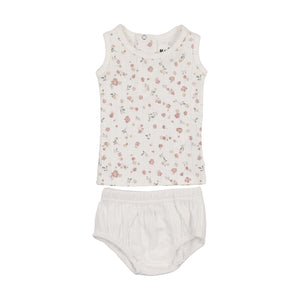 Pointelle Petals Bloomers Set