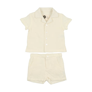 Boys Gauze Short Set