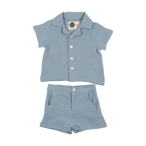 Boys Gauze Short Set