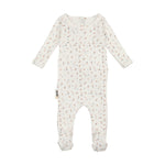 Berry Floral Footie