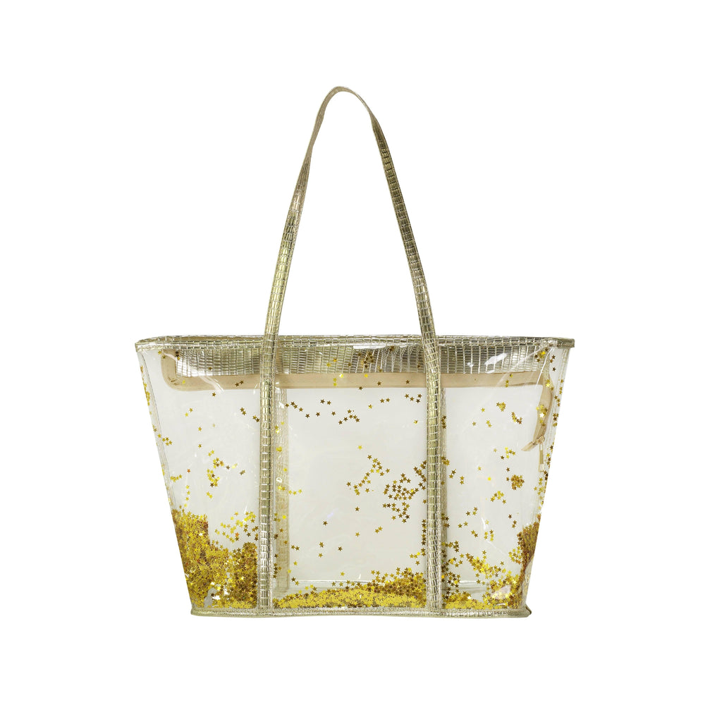 
            
                Load image into Gallery viewer, Confetti Beach Bags Bags Maniere Accessories Gold Stars 
            
        