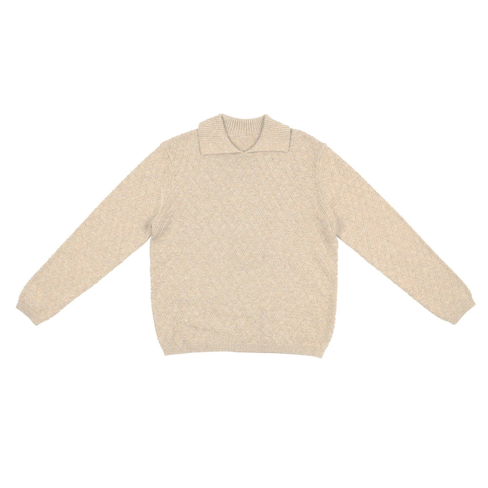 NooVel, Argyle Fine Knit Sweater - Maniere