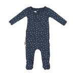 Berry Floral Footie