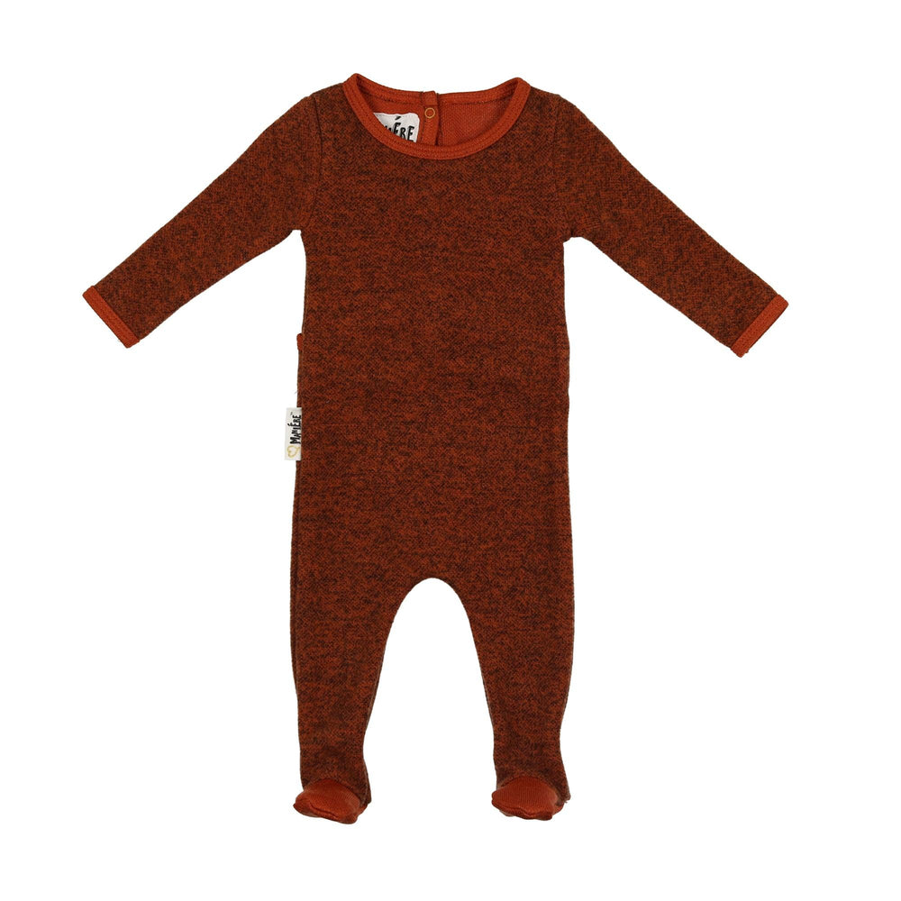 
            
                Load image into Gallery viewer, Brushed Sweater Knit Footie - Maniere
            
        