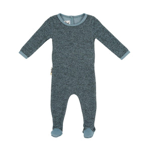Brushed Sweater Knit Footie - Maniere
