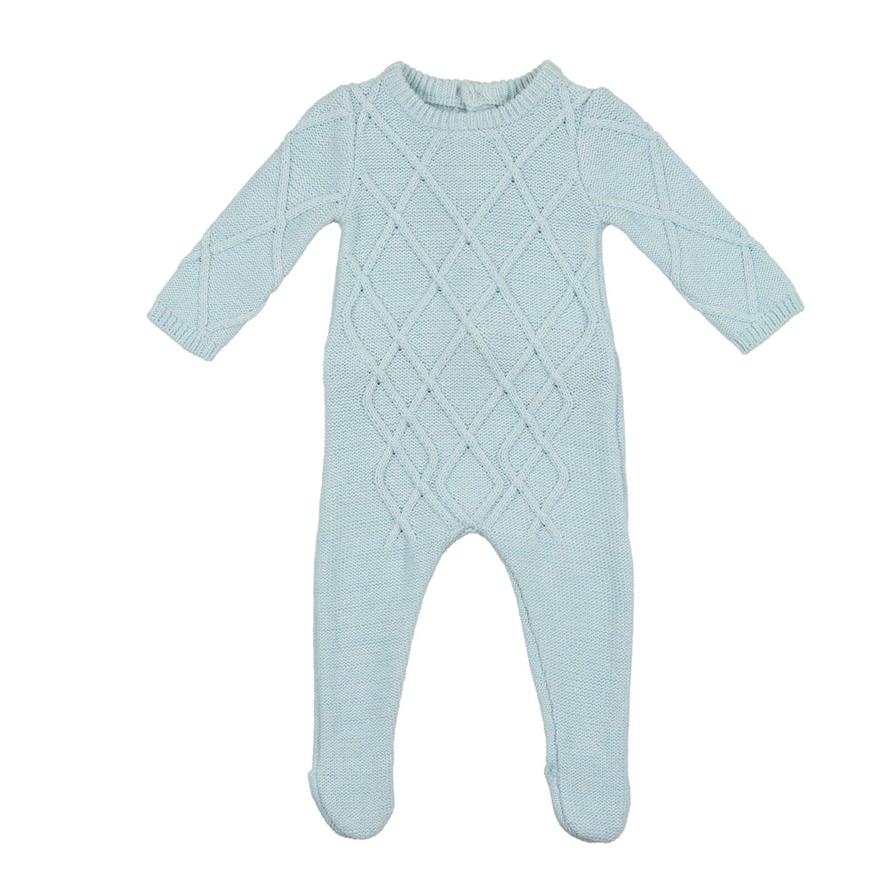 NooVel, Chunky Cable knit Footie - Maniere