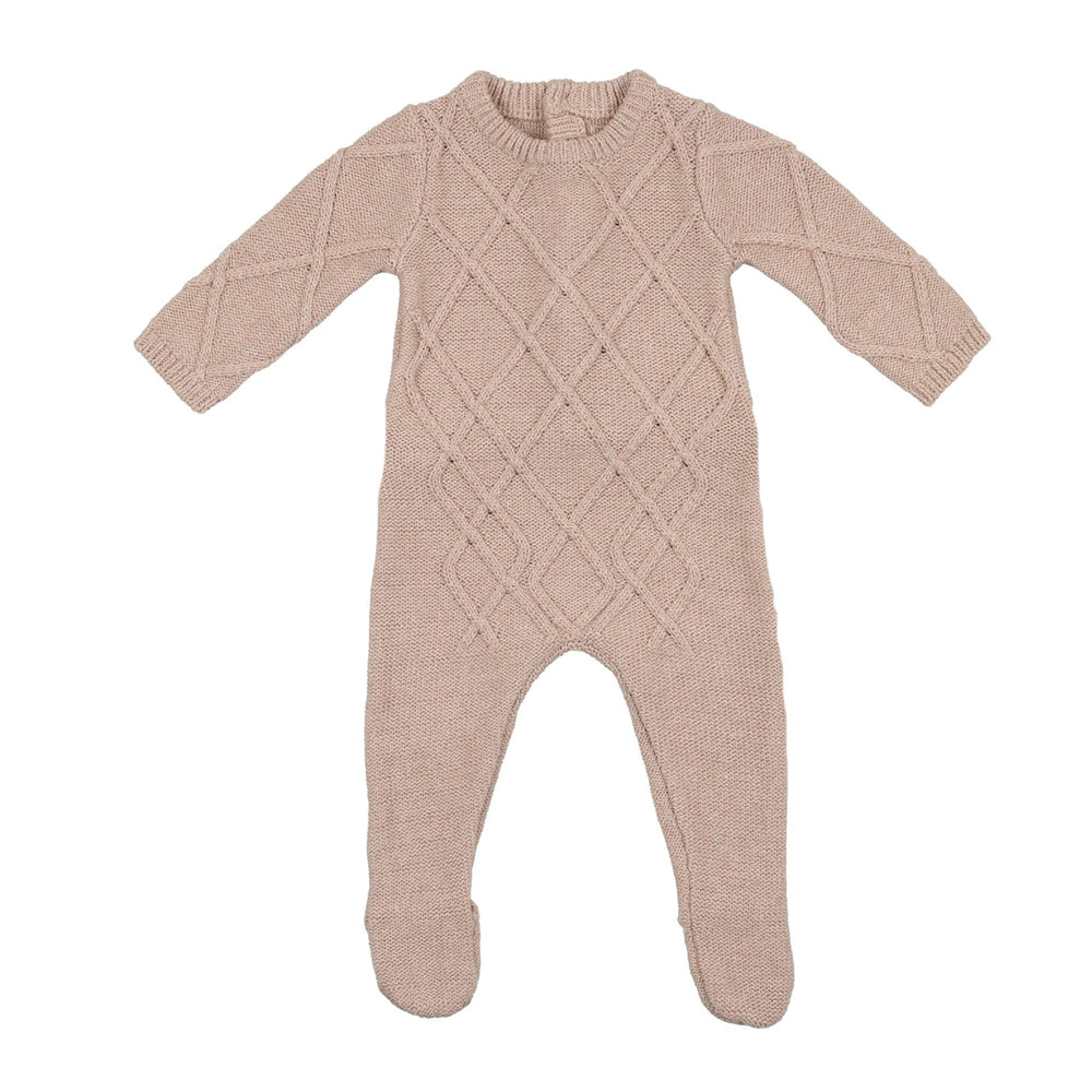 NooVel, Chunky Cable knit Footie - Maniere