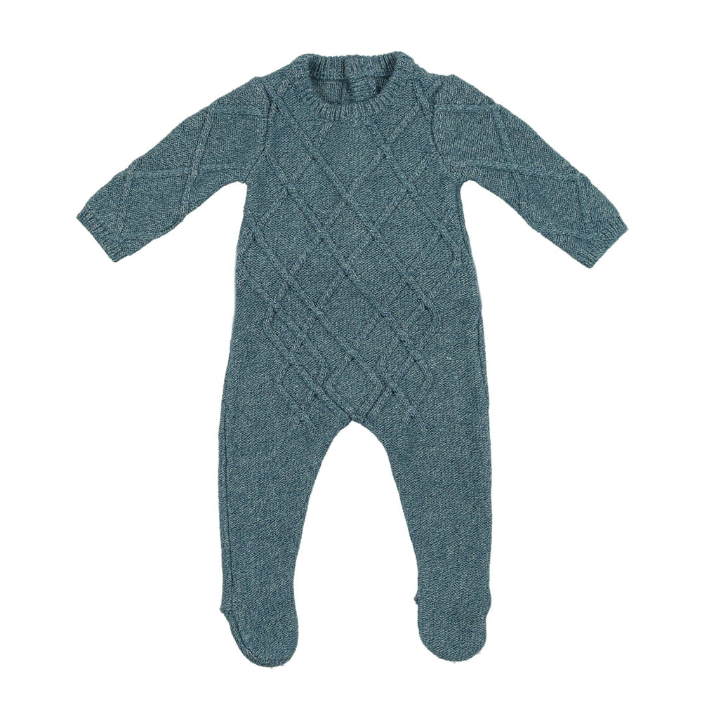 NooVel, Chunky Cable knit Footie - Maniere