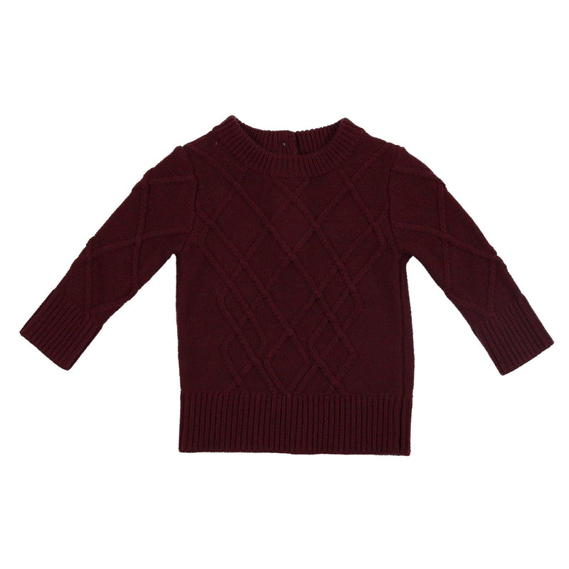 NooVel, Chunky Knit Cable Sweater - maniere