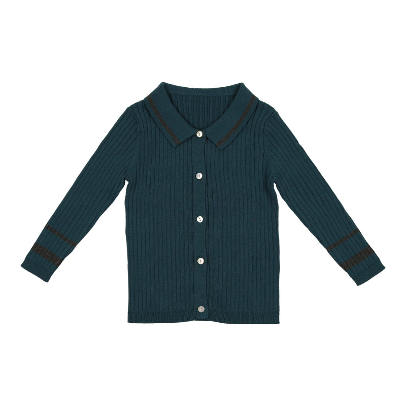 Contrast Stripe Cardigan