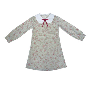 Corduroy Collar Dress