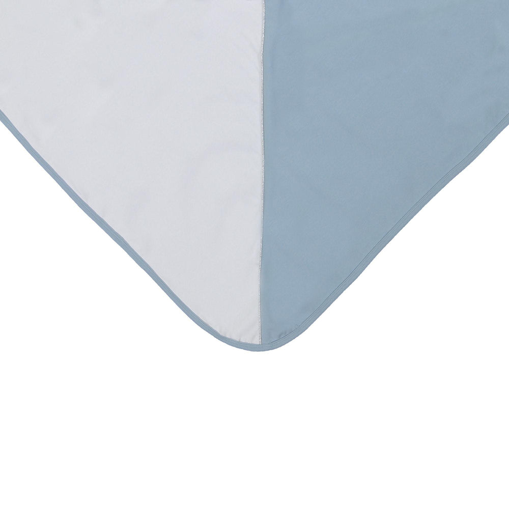 Diagonal Cording Blanket Maniere Accessories Blue 