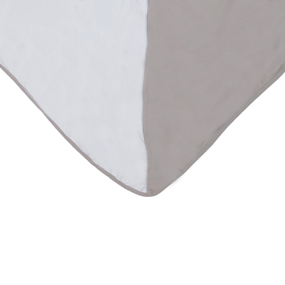 Diagonal Cording Blanket Maniere Accessories Grey 